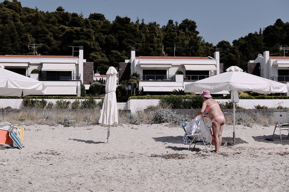 Καθημερινές στιγμές στη Χαλκιδική. 