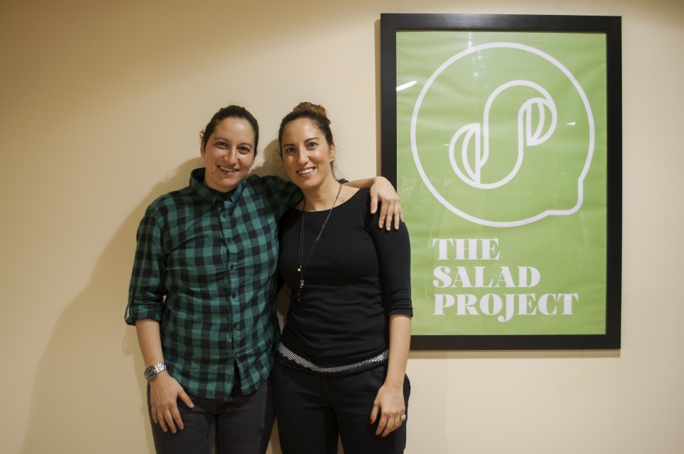 Θάλεια και Εβίτα Λεκάκη, ιδιοκτήτριες του The Salad Project.