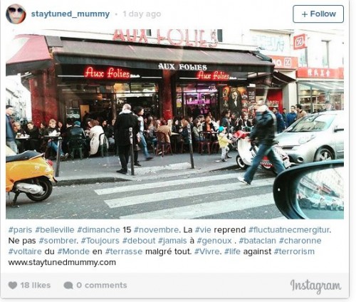 Οι Παριζιάνοι γεμίζουν τα social media με φωτογραφίες από εξόδους τους