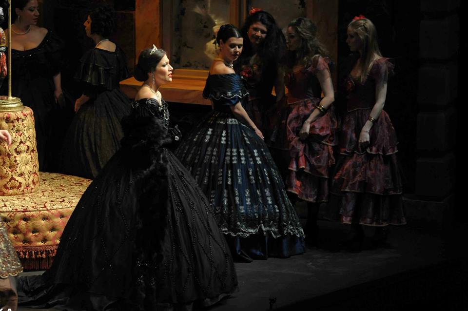 Η σοπράνο Φραντσέσκα Ντόττο στην Εθνική Λυρική Σκηνή.