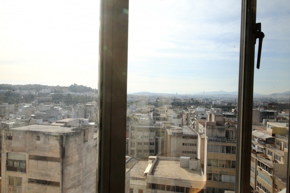 Η θέα από τον 8ο όροφο.
