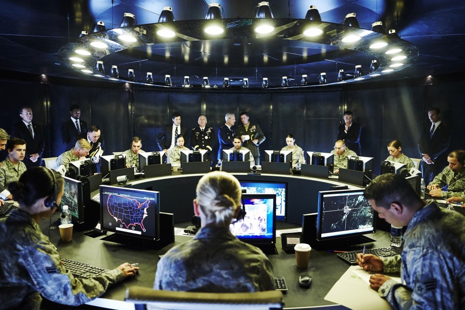 CHILDHOOD'S END -- "The Overlords" Episode 101 -- Pictured: Roundtable -- (Photo by: Ben King/Syfy)