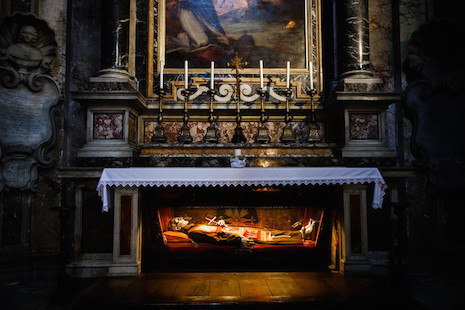 Το λείψανο του Αγίου Giovanni da Triora Santa Maria, Santa Maria in Aracoeli, Ρώμη.  