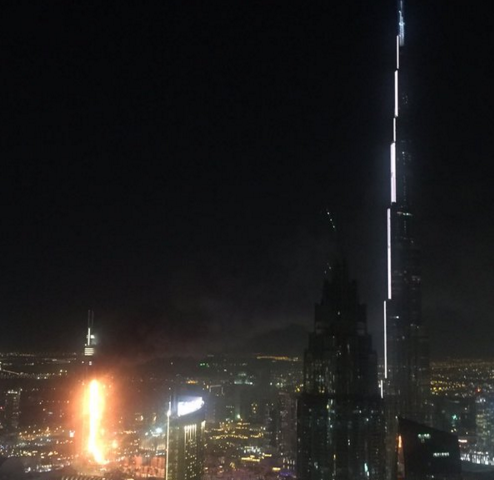 Πυρκαγιά σε ουρανοξύστη στο Ντουμπάι