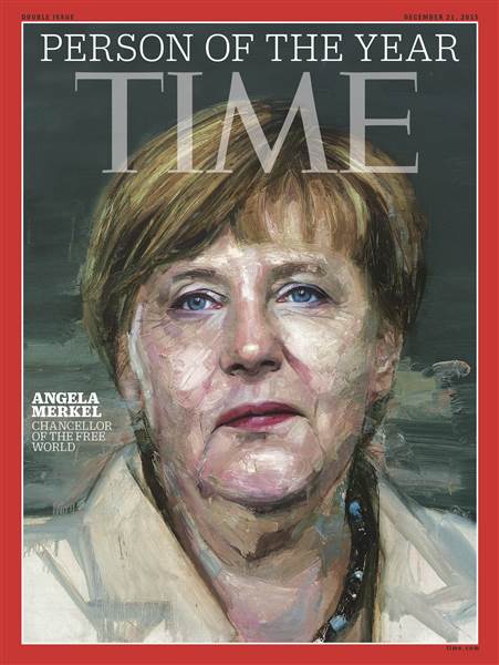 TIME: Πρόσωπο της χρονιάς η Γερμανίδα Καγκελάριος Άγκελα Μέρκελ