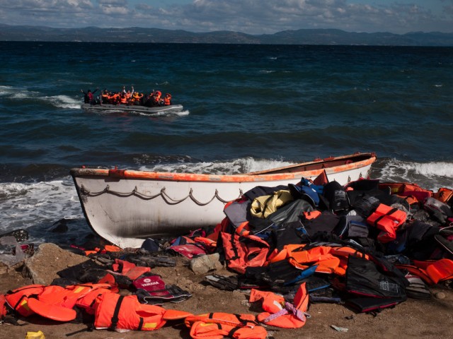 Κατακόρυφη μείωση των προσφυγικών ροών στη Λέσβο εξαιτίας της κακοκαιρίας