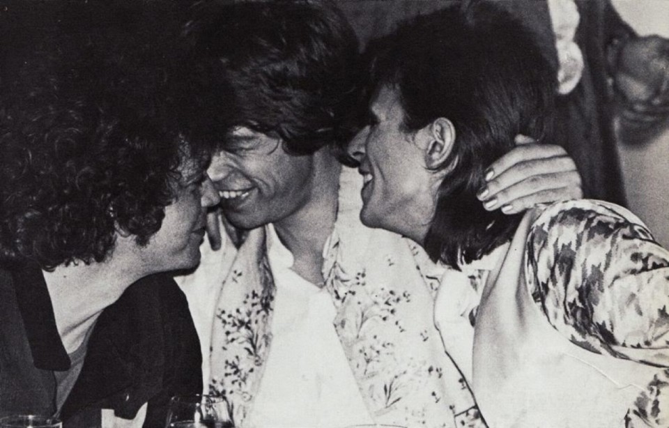  Lou Reed, Mick Jagger και David Bowie τη δεκαετία του ΄70.