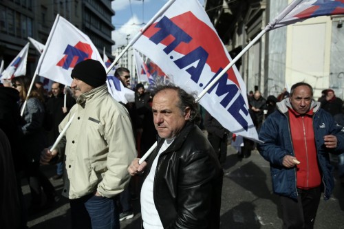 Κατάληψη του υπουργείου Οικονομικών από το ΠΑΜΕ