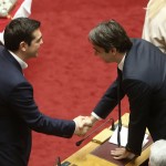 Πρώτη συνάντηση μεταξύ Τσίπρα και Μητσοτάκη την Τρίτη