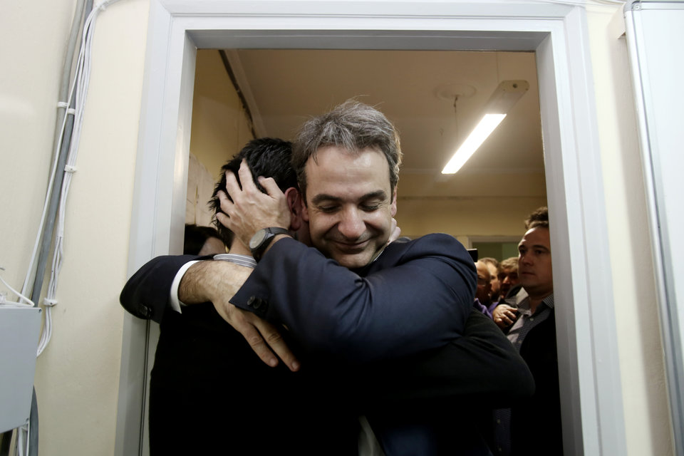 Κυριάκος Μητσοτάκης, μετά την εκλογή του στην ηγεσία της ΝΔ. 10.1.2016.