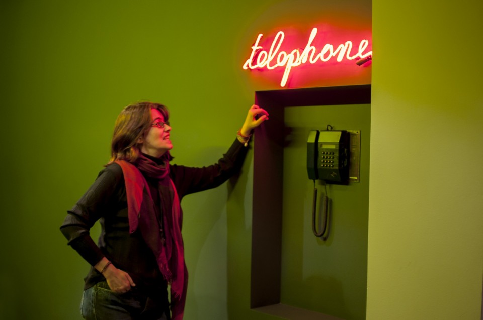 Pigi Dimitrakopoulou, theater director, Athens, Greece, January 2016 / ÐçãÞ Äçìçôñáêïðïýëïõ, óêçíïèÝôéäá, ÁèÞíá, ÉáíïõÜñéïò 2016