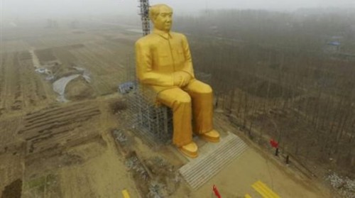 Γιγάντιο άγαλμα του Μάο Τσετούνγκ ολοκληρώνεται στην Κίνα