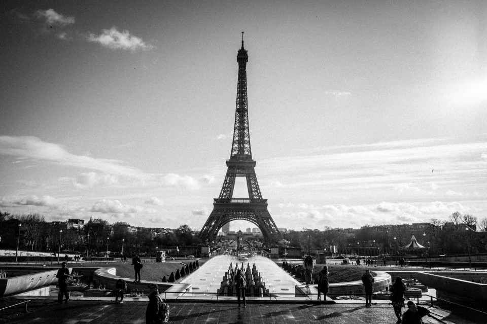 Ο Πύργος του Άιφελ. Παρίσι, Γαλλία, Ιανουάριος 2016.