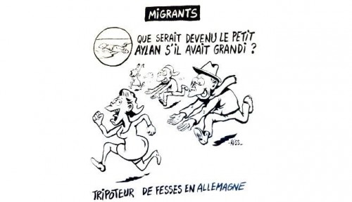 Το σκίτσο του Charlie Hebdo με το προσφυγόπουλο Αϊλάν προκαλεί αντιδράσεις