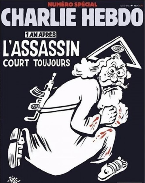 Το εξώφυλλο του Charlie Hebdo έναν χρόνο μετά την επίθεση