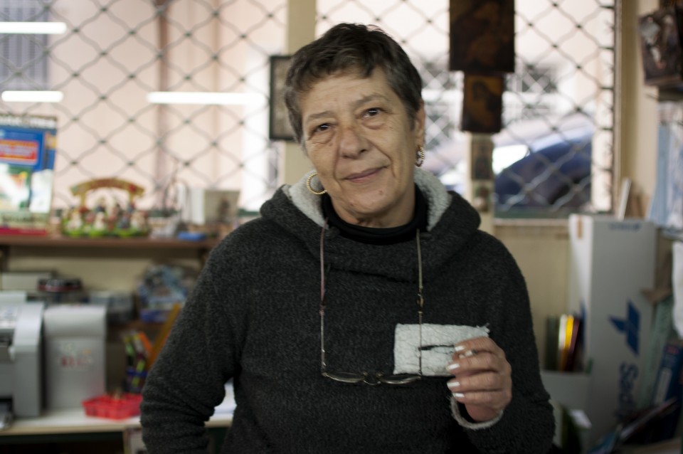 Η Έφη Μπρίλη στον Ακροκέραμό της