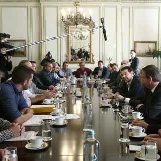 Συνάντηση Τσίπρα-αγροτών στο Μέγαρο Μαξίμου