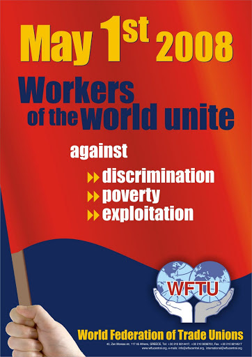 Προλετάριοι όλων των χωρών, ενωθείτε! Ενάντια στις διακρίσεις, τη φτώχεια, την εκμετάλλευση.