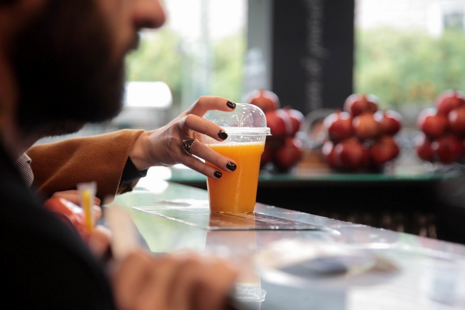 Πορτοκαλάδα φρεσκοστυμμένη, μόνο 0.80 λεπτά