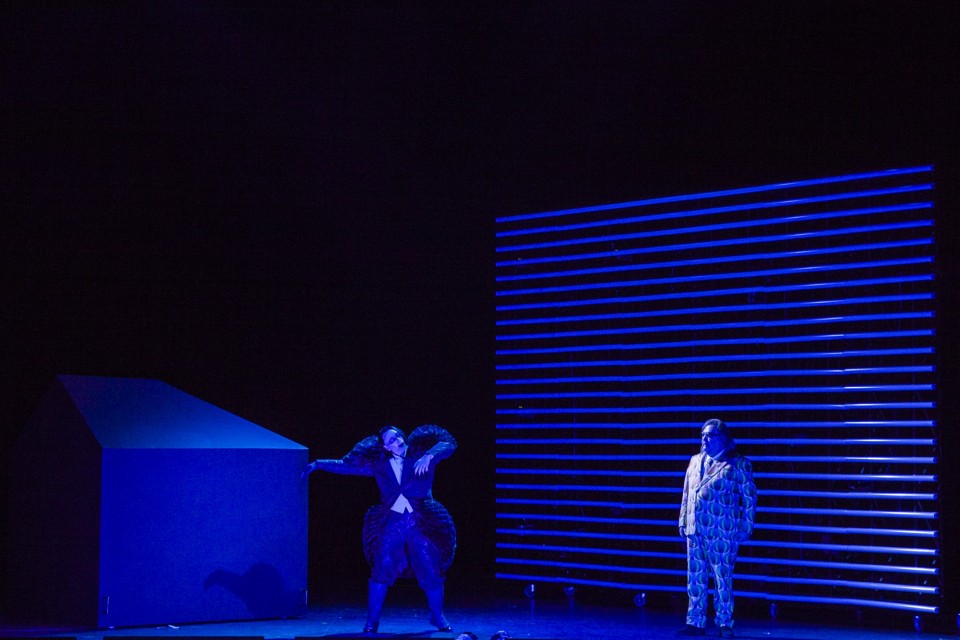 Στιγμιότυπο από την πρόβα του Κουρέα της Σεβίλλης στο θέατρο Ολύμπια.
