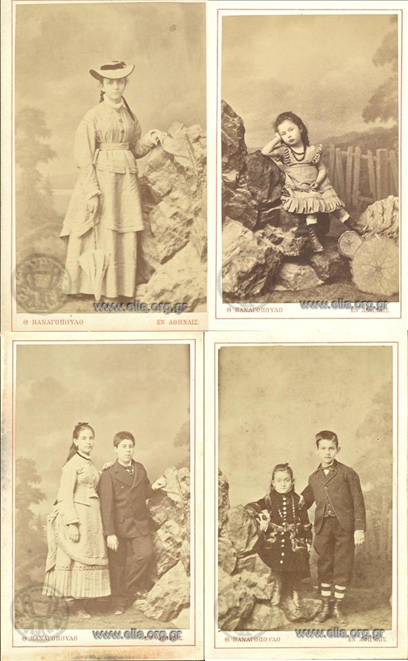 Φωτογραφίες του Παναγόπουλου που χρονολογούνται όλες στην πενταετία 1875-1880 (Πηγή: φωτογραφικό αρχείο Ε.Λ.Ι.Α)  