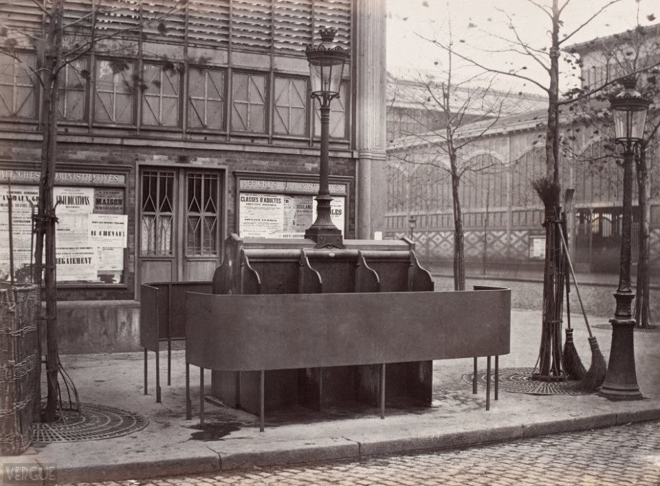 6-urinal-stalls-slate.-Halles-plants-Paris-First.-1875.