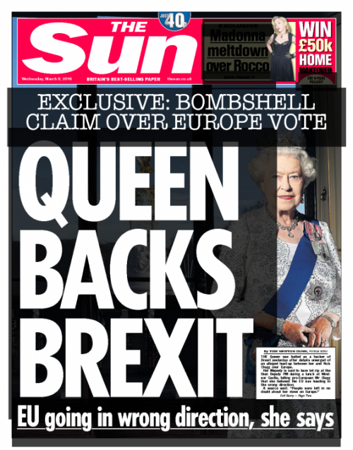 Είναι υπέρ του Brexit η Βασίλισσα;
