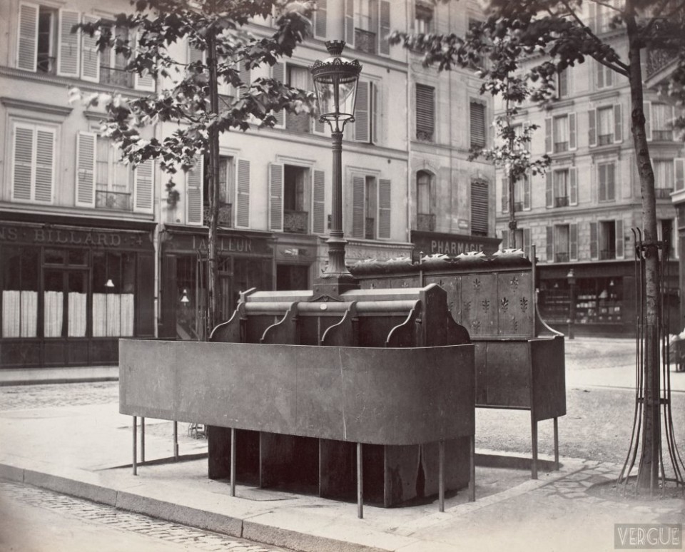 Urinal-slate-to-6-stalls-with-raised-screen.-Place-of-the-Church-Paris-XVII.-Circa-1875.