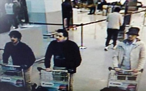 Τα ονόματα των τριών τρομοκρατών από την επίθεση στο αεροδρόμιο των Βρυξελλών