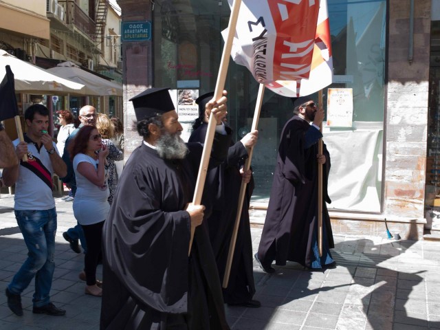 Μια διαδήλωση για την μαστίχα. Χίος, 21/4/2016.