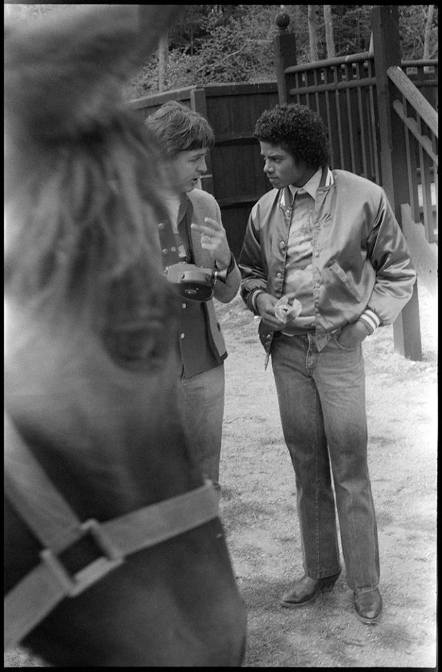 Με τον Michael Jackson 