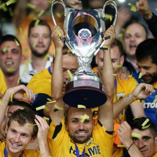 Η κατάκτηση του κυπέλλου από την ΑΕΚ μέσα από 18 φωτογραφίες