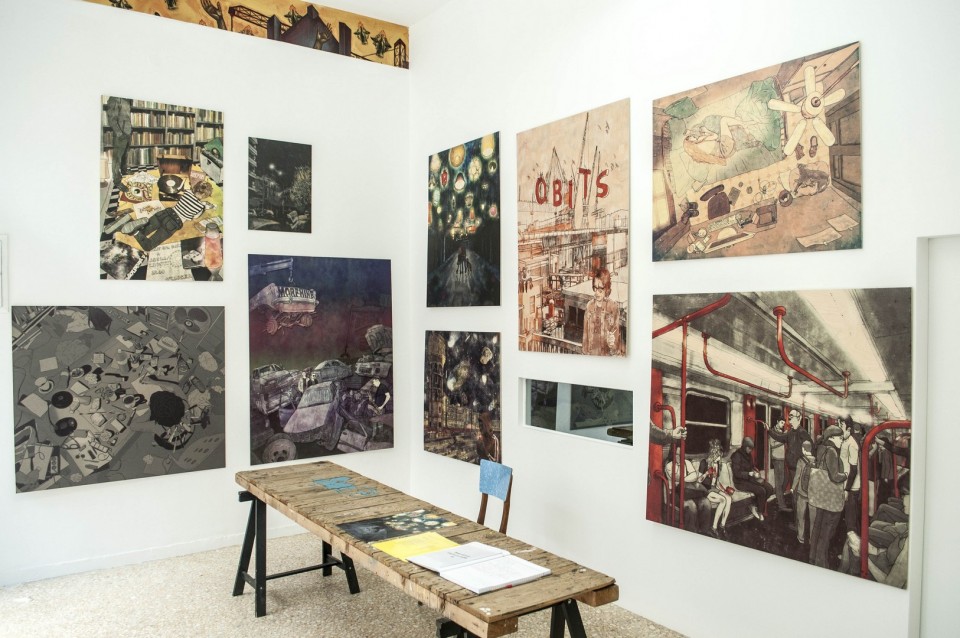 H γκαλερί EXIT με τα έργα από την πρώτη ατομική έκθεση της Crosti