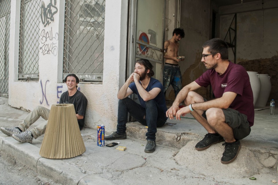 Πάντα κάποιον θα δεις να αράζει στους δρόμους του Block Art