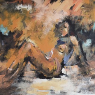 «Ιερή γνωριμία» των street artists της χώρας με το έργο του Γιώργου Μπουζιάνη