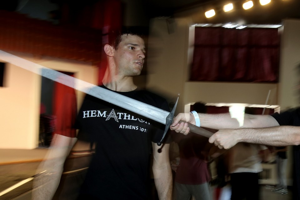 Ðñþôç äéåèíÞò åêäÞëùóç Éóôïñéêþí Åõñùðáúêþí Ðïëåìéêþí Ôå÷íþí óôçí ÅëëÜäá, óôï áèëçôéêü êÝíôñï ÍÝïõ Øõ÷éêïý, ÁèÞíá, Éïýíéïò 2016