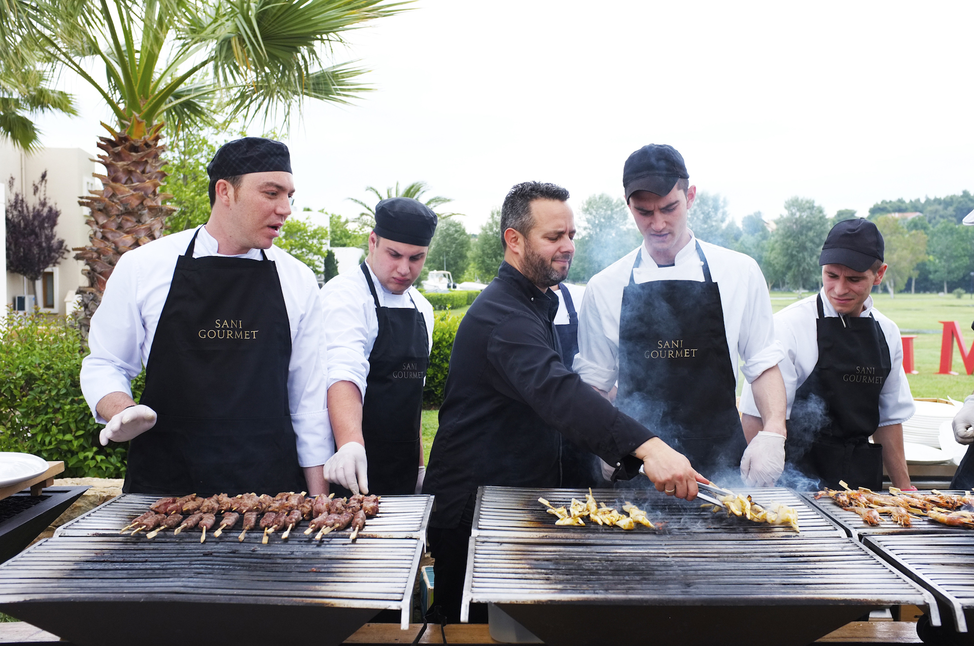 Barbeque στο opening party του Sani Gourmet 2016