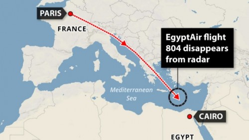 Εντοπίστηκε σήμα που πιθανόν προέρχεται από μαύρο κουτί της μοιραίας πτήσης της Egypt Air
