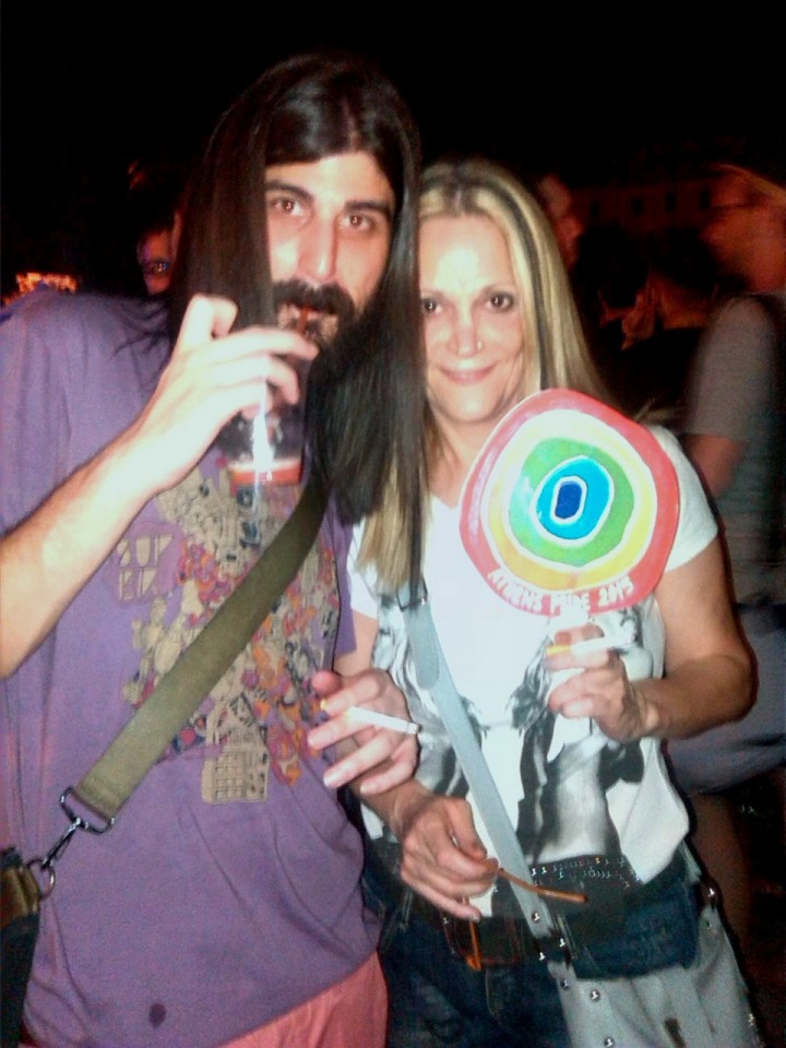 Η Ζέφη παρέα με τον 25χρονο γιο της, τον Δημήτρη. 