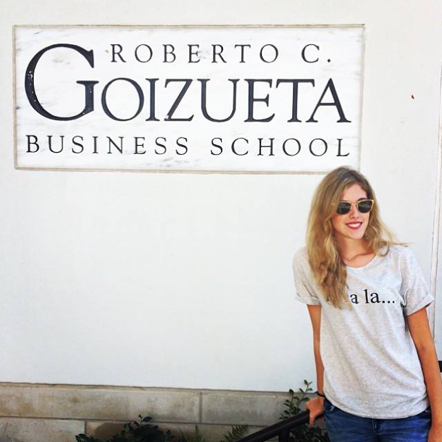 Κατά τη διάρκεια των σπουδών μου στο Goizueta Business School του Emory University στην Ατλάντα της Αμερικής.