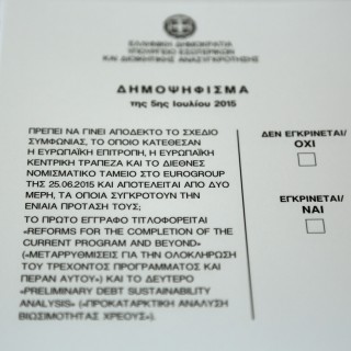 Δημοψήφισμα και κρίση της πολιτικής