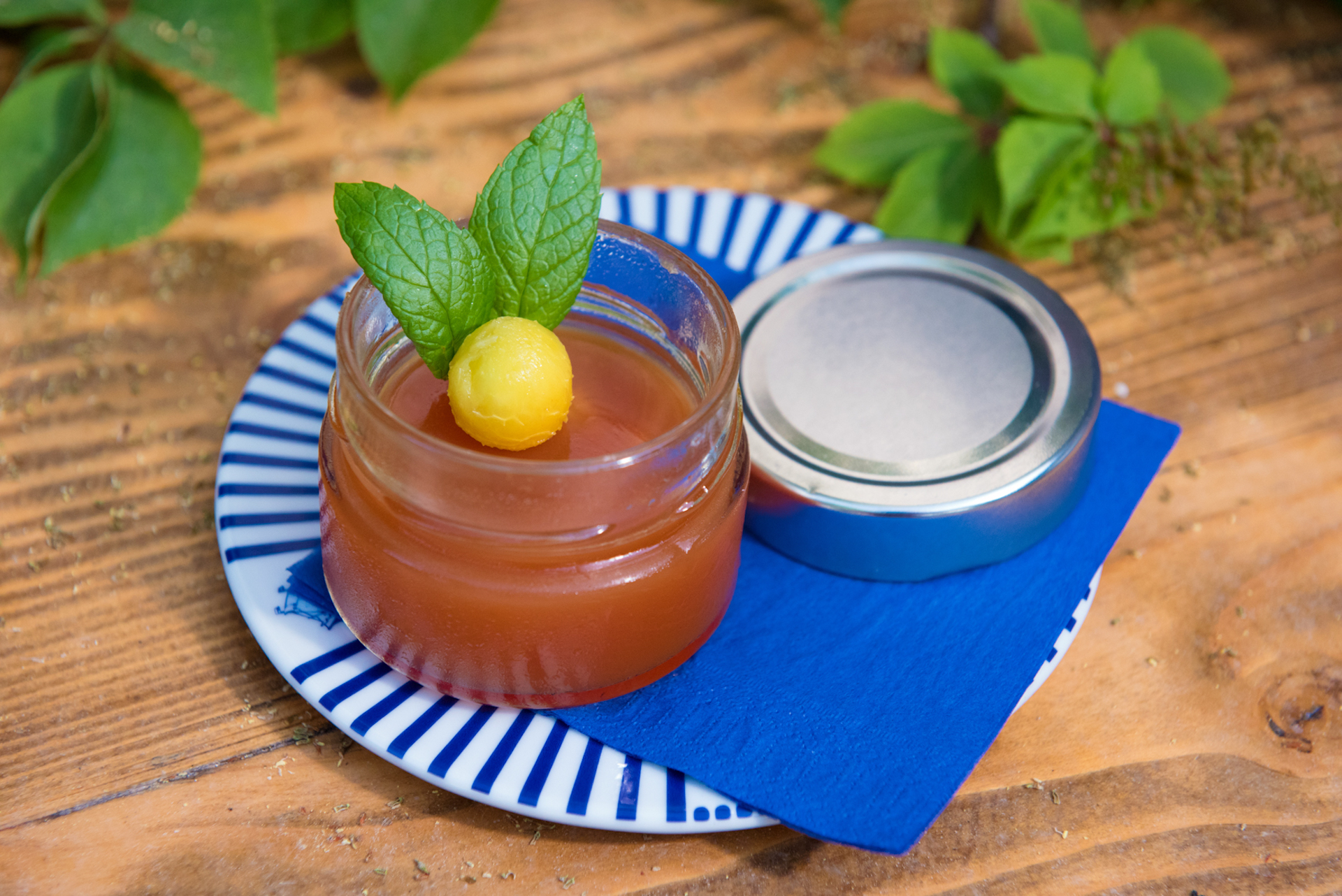 Ζελέ campari, πορτοκάλι