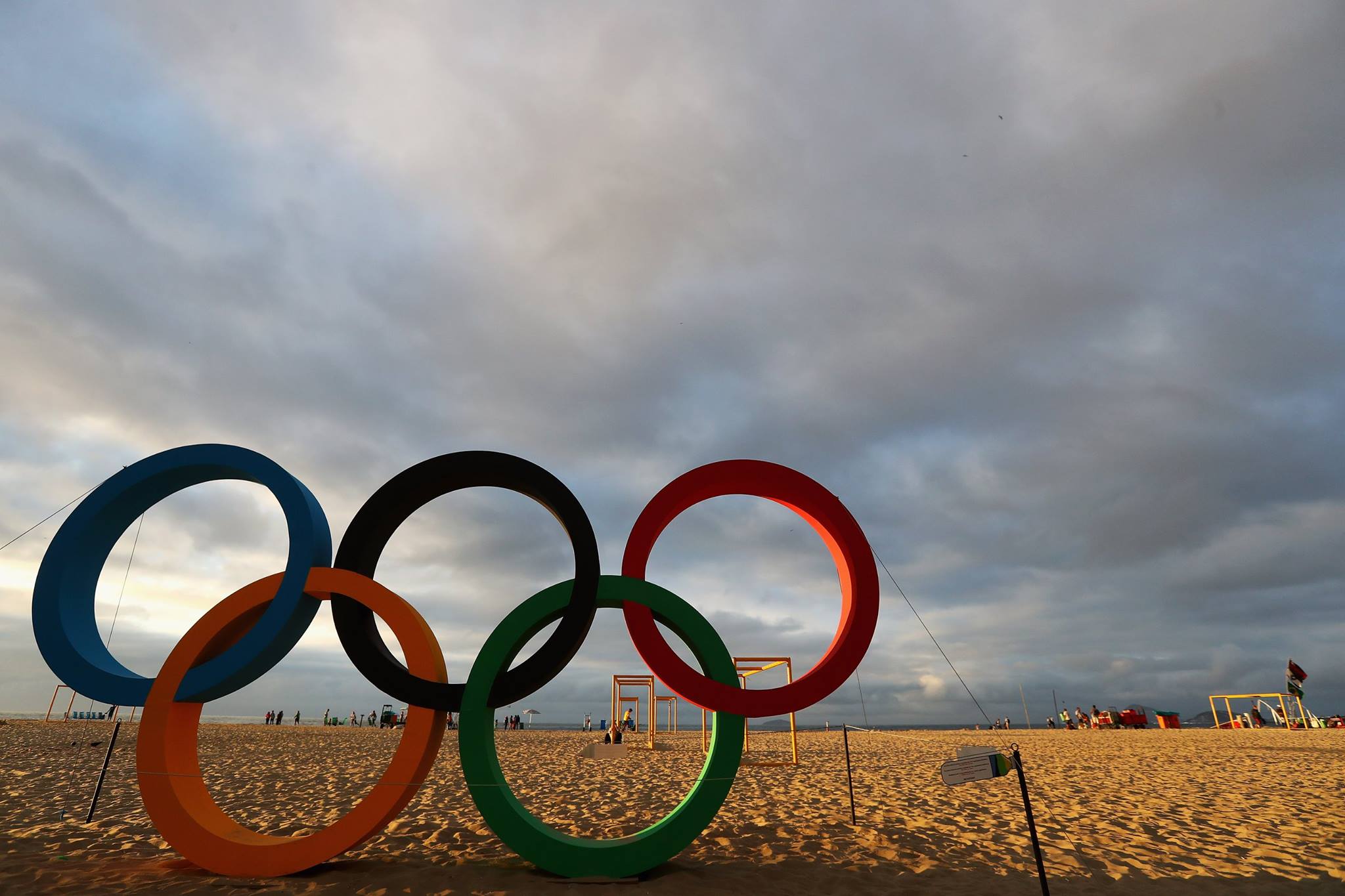 Η παραλία Κοπακαμπάνα στο Ρίο Ντε Τζανέιρο, όπου θα πραγματοποιηθούν οι αγώνες μπιτς βόλεϊ (Πηγή φωτογραφίας: Facebook/Olympic)