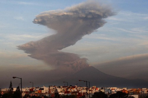 H Πόλη του Μεξικού έχει σκεπαστεί από ηφαιστειακή τέφρα