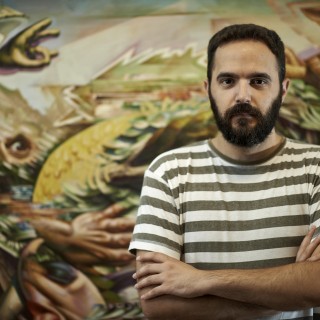 Ο ζωγράφος Νίκος Μόσχος εκθέτει στη Βαρκελώνη τα συναρπαστικά έργα του