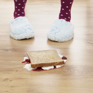 Να το φάω ή να μη το φάω; Όταν το φαγητό πέσει στο πάτωμα, μπορεί να πιάσει σχεδόν αμέσως μικρόβια