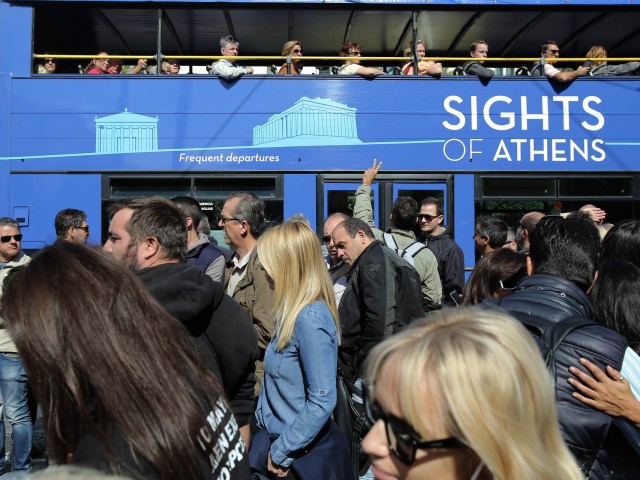 Συγκέντρωση διαμαρτυρίας εργαζομένων των ιδιωτικών τηλεοπτικών σταθμών