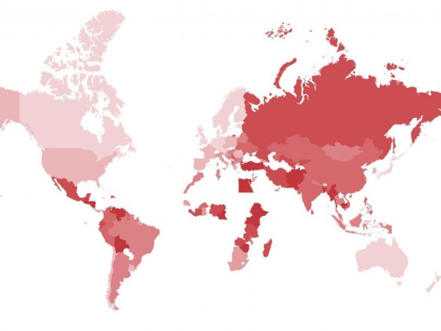 Αυτός είναι ο χάρτης με τις λιγότερο νόμιμες χώρες του κόσμου