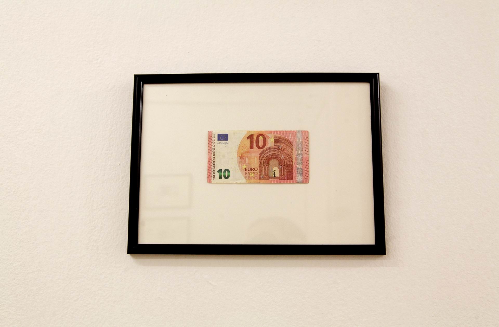 Χαρτονόμισμα φιλοτεχνημένο από τον Στέφανο Ανδρεάδη.