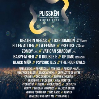 Αυτό είναι το αναλυτικό πρόγραμμα του Winter Plisskën 2016